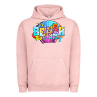 Pigment Salmon The beach is calling Urban Hoodie - FaDigitalArtStudio