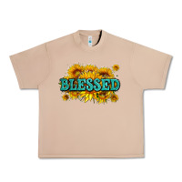 Burro glitter blessed with sunflowers Urban Heavy Tee - AdoDesignShop