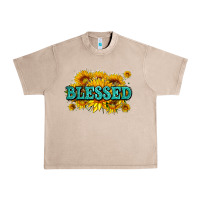 French Oak glitter blessed with sunflowers Urban Heavy Tee - AdoDesignShop