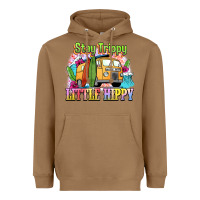 Toasted Coconut stay trippy little hippy Heavyweight Hoodie - NancyCooperArtShop