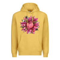 Antique Gold breast cancer sunflower Premium Hoodie - texasbilliewilder