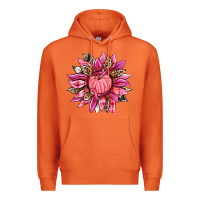 Carrot breast cancer sunflower Premium Hoodie - texasbilliewilder