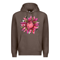 Coffee breast cancer sunflower Premium Hoodie - texasbilliewilder