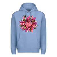 Colony Blue breast cancer sunflower Premium Hoodie - texasbilliewilder