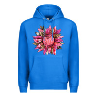 True Royal breast cancer sunflower Premium Hoodie - texasbilliewilder