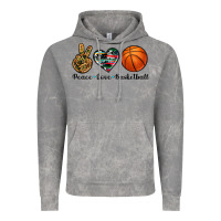 Cloud Rock peace love basketball Vintage Hoodie - Artiststas