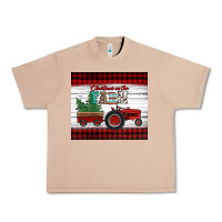 Burro christmas on the farm tractor Urban Heavy Tee - Jasminsmagicworld