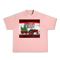 Salmon christmas on the farm tractor Urban Heavy Tee - Jasminsmagicworld