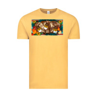 Vintage Mustard western cow cockerel chick  serape leopard sunflowers license plate te Vintage Tee - BarkalooDesign