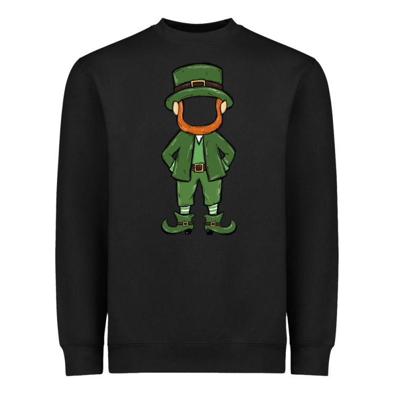 Leprechaun Boy Faceless Heavyweight Sweatshirt by MaliasSmallBusiness | Teevron