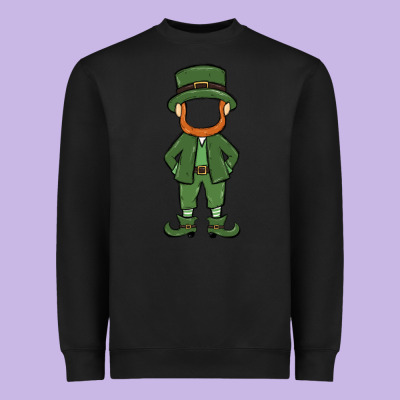 Leprechaun Boy Faceless Heavyweight Sweatshirt Designed By Maliassmallbusiness