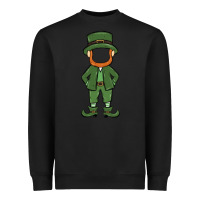 Black leprechaun boy faceless Heavyweight Sweatshirt - MaliasSmallBusiness