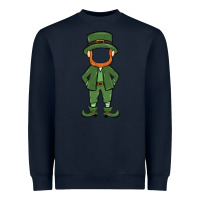 Navy leprechaun boy faceless Heavyweight Sweatshirt - MaliasSmallBusiness