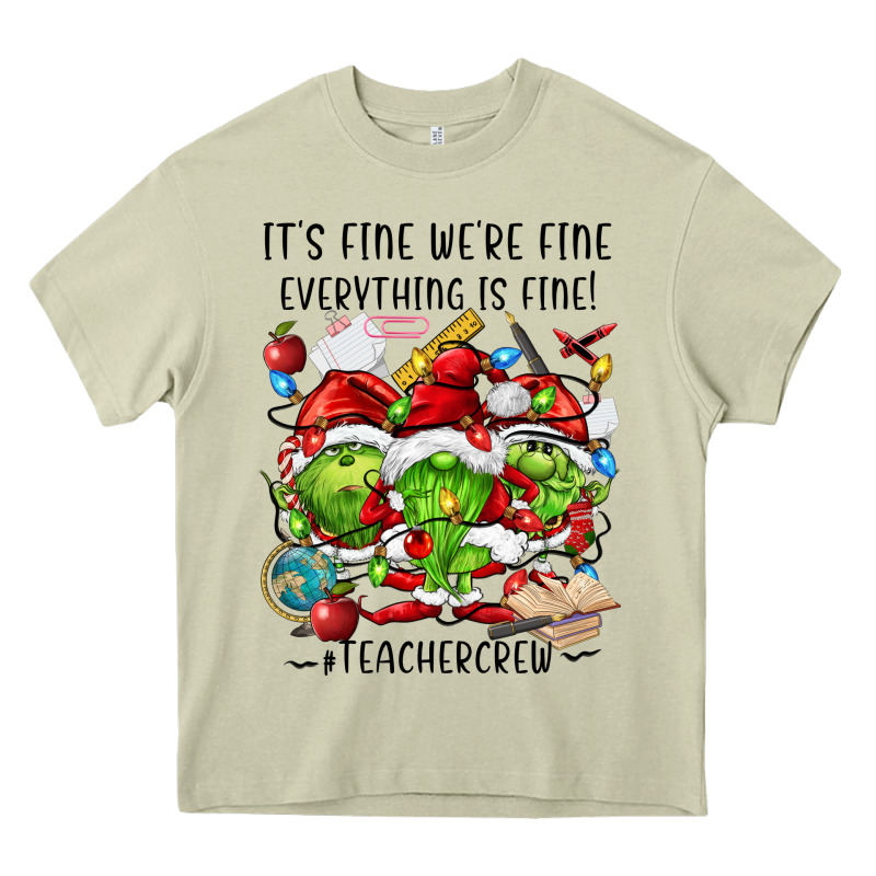 It's Fine We're Fine Everythıng Is Fine! Heavy Core Tee by FaDigitalArtStudio | Teevron