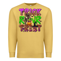 Antique Gold Trick Rawr Treat Premium Sweatshirt - texasbilliewilder