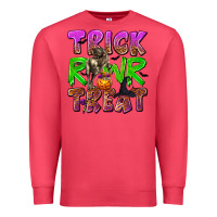 Cardinal Trick Rawr Treat Premium Sweatshirt - texasbilliewilder