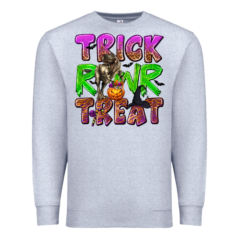 Trick Rawr Treat Premium Sweatshirt by texasbilliewilder | Teevron