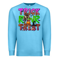 Ocean Blue Trick Rawr Treat Premium Sweatshirt - texasbilliewilder
