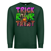 Sports Green Trick Rawr Treat Premium Sweatshirt - texasbilliewilder