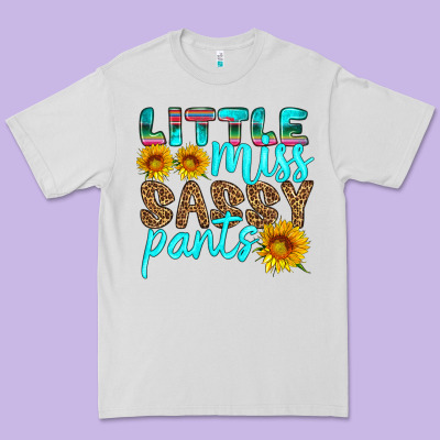 Little Miss Sassy Pants Premium Tee Designed By Hra Design Shop