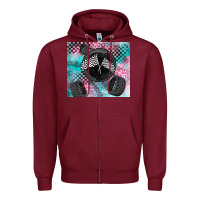Burgundy racing Zipper Hoodie - LillyAllenDesigns