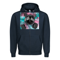 Navy racing Zipper Hoodie - LillyAllenDesigns