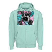 Seafoam racing Zipper Hoodie - LillyAllenDesigns