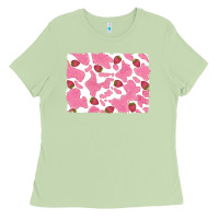 Matcha distressed strawberry milkshake cowhide Ladies Tee - RanaPortraitStore
