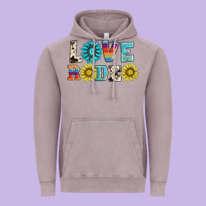Love Rodeo Vintage Hoodie Designed By Adodesignshop