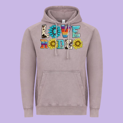 Love Rodeo Vintage Hoodie Designed By Adodesignshop