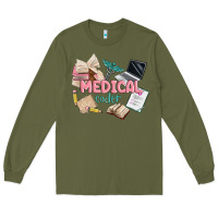 Army Green medical codler Long Sleeve Tee - MaliasSmallBusiness