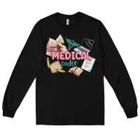 Black medical codler Long Sleeve Tee - MaliasSmallBusiness