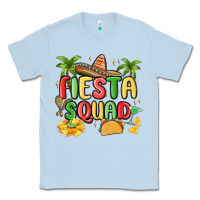 Dusty Blue fiesta squad Classic Tee - MaliasSmallBusiness