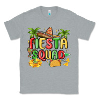 Heather Grey fiesta squad Classic Tee - MaliasSmallBusiness