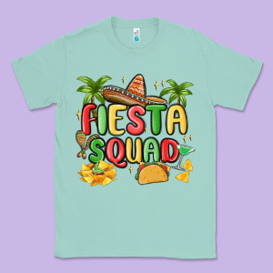 Fiesta Squad Classic Tee Designed By Maliassmallbusiness