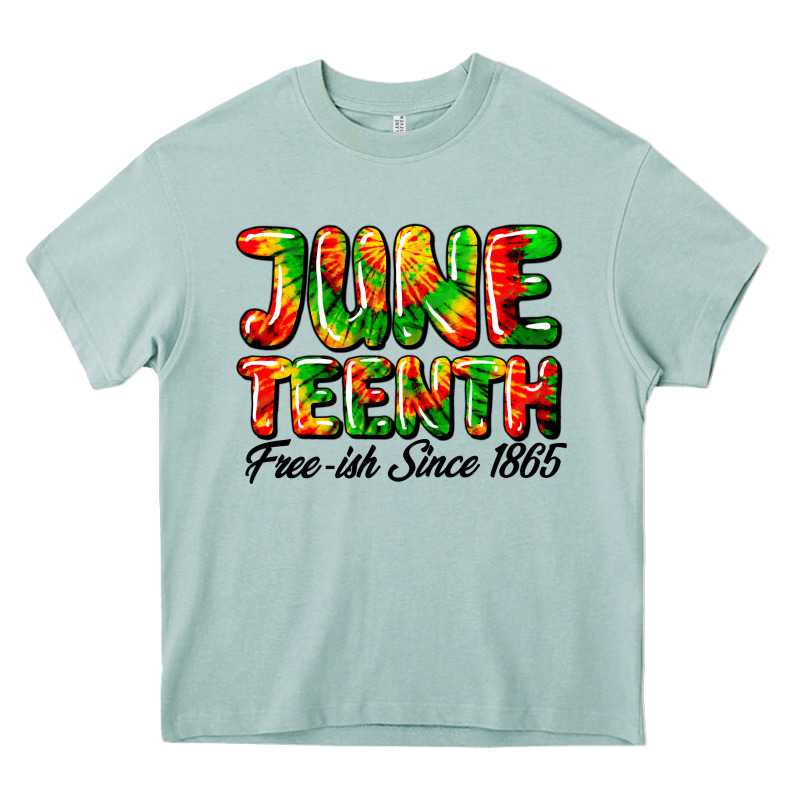 Juneteenth Free Ish Since 1865 Heavy Core Tee by HRA Design Shop | Teevron
