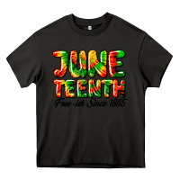 Asphalt juneteenth free ish since 1865 Heavy Core Tee - HRA Design Shop