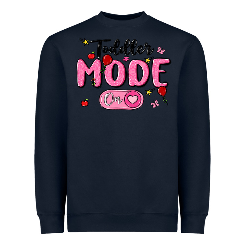 Toddler Mode On Heavyweight Sweatshirt by MaliasSmallBusiness | Teevron
