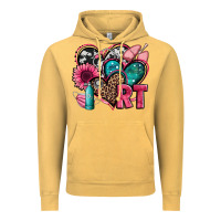 Vintage Mustard rt respiratory therapist hearts Vintage Hoodie - Jasminsmagicworld