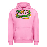Fuchsia Pink St. Patrick's Day Dental squad Urban Hoodie - OliviaCreatesArt