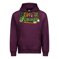 Mauve Wine St. Patrick's Day Dental squad Urban Hoodie - OliviaCreatesArt