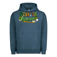 Pigment Midnight Navy St. Patrick's Day Dental squad Urban Hoodie - OliviaCreatesArt