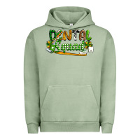 Pigment Oil Green St. Patrick's Day Dental squad Urban Hoodie - OliviaCreatesArt