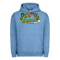 Pigment Pebble Blue St. Patrick's Day Dental squad Urban Hoodie - OliviaCreatesArt