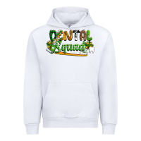 White St. Patrick's Day Dental squad Urban Hoodie - OliviaCreatesArt