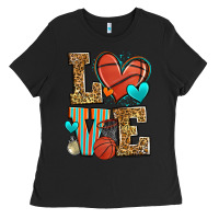 Black love basketball Ladies Tee - Zillion Design Studio