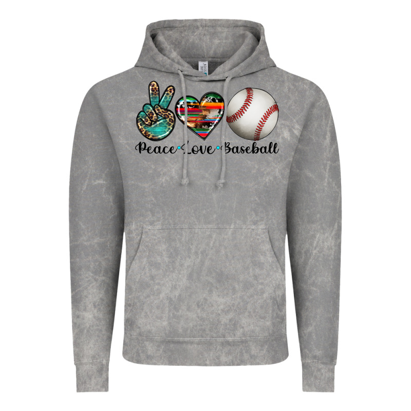 Peace Love Baseball Vintage Hoodie by Artiststas | Teevron