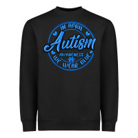 Black autism awareness Heavyweight Sweatshirt - MaliasSmallBusiness