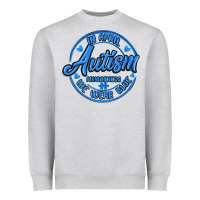 Heather Grey autism awareness Heavyweight Sweatshirt - MaliasSmallBusiness