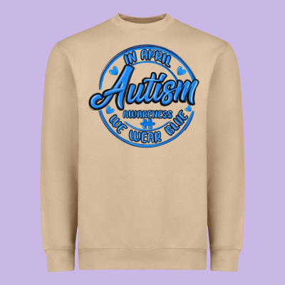 Autism Awareness Heavyweight Sweatshirt Designed By Maliassmallbusiness